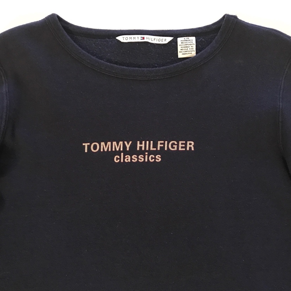 Vintage 90s Tommy Hilfiger spellout sweatshirt